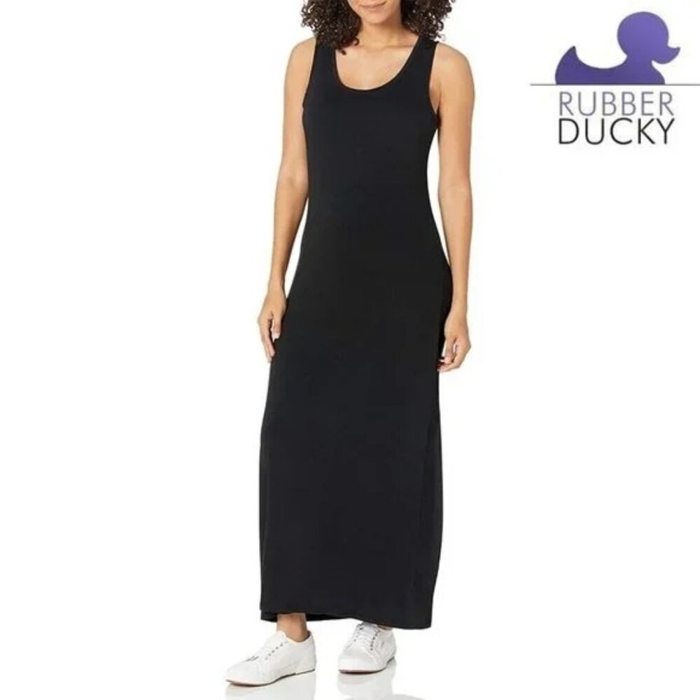 Rubber Ducky Women's Scoop Neck Tank Racerback‎ Maxi Dress